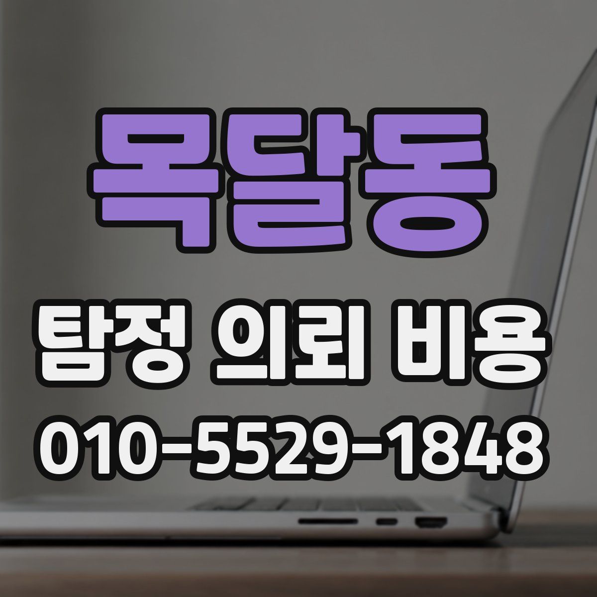 목달동 탐정 의뢰 비용