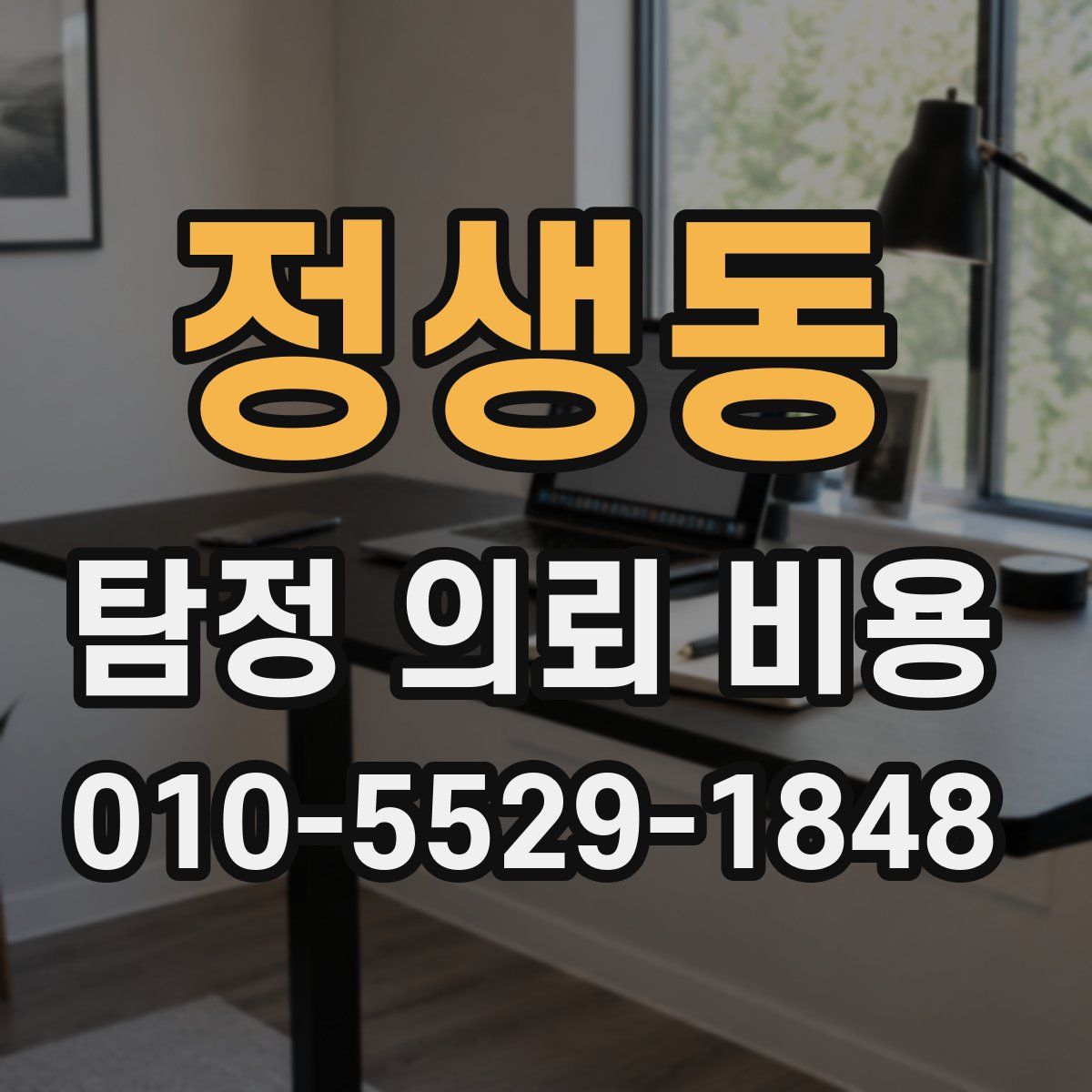 정생동 탐정 의뢰 비용