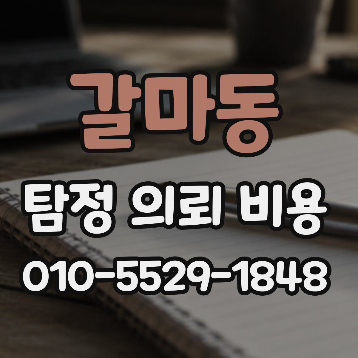 갈마동 탐정 의뢰 비용