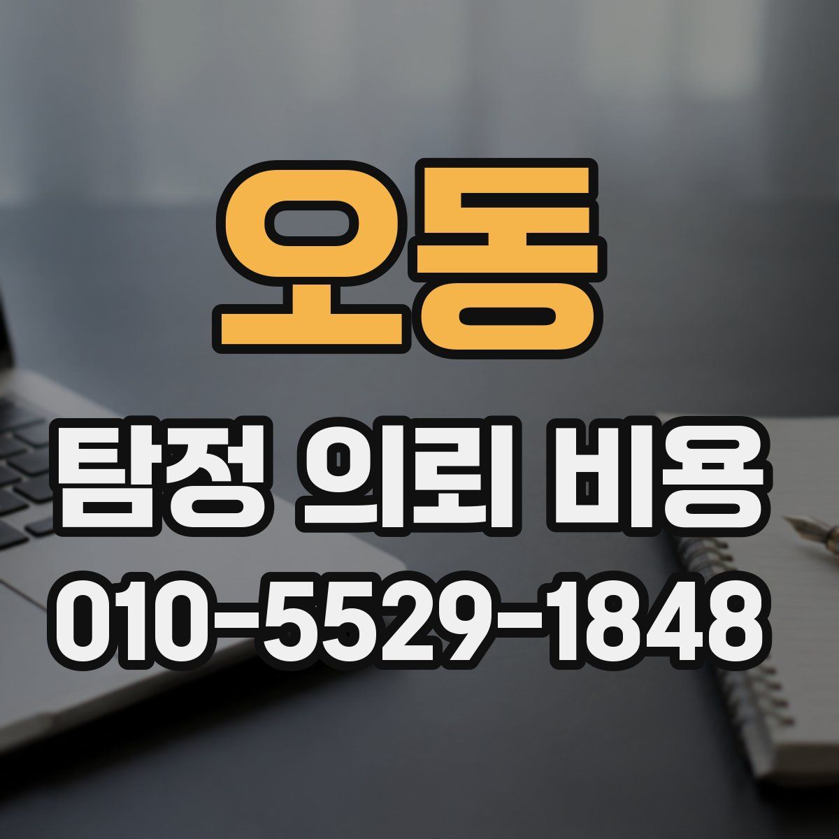 오동 탐정 의뢰 비용