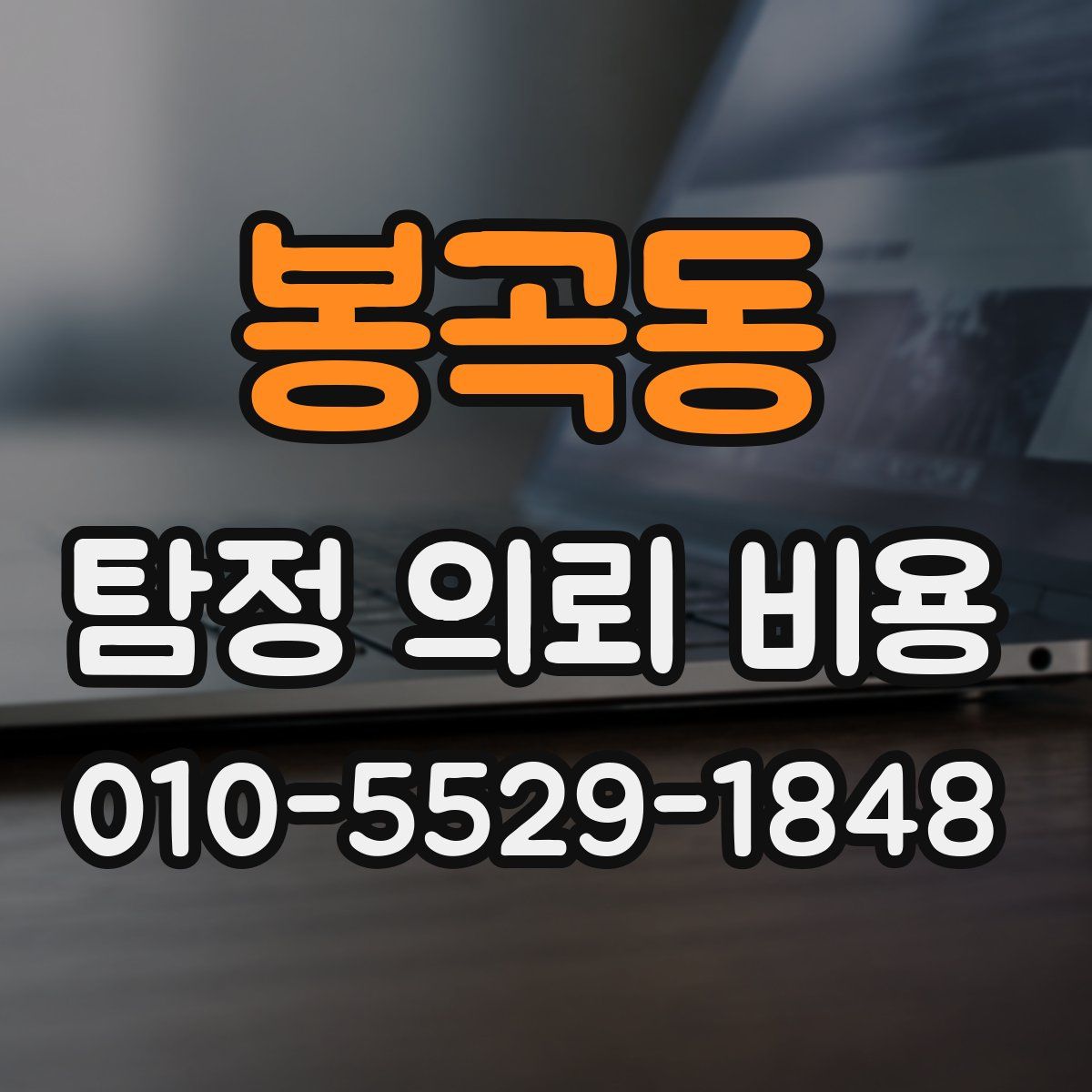 봉곡동 탐정 의뢰 비용