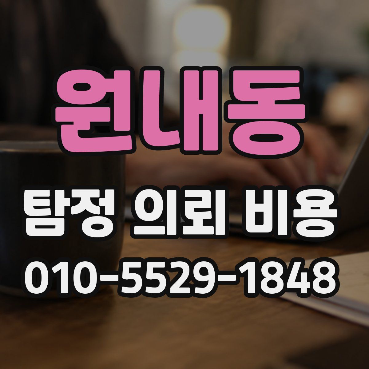 원내동 탐정 의뢰 비용