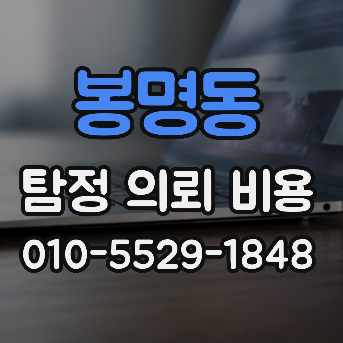 봉명동 탐정 의뢰 비용