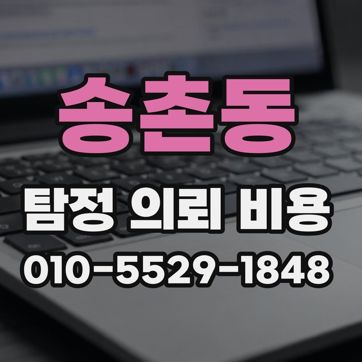 송촌동 탐정 의뢰 비용