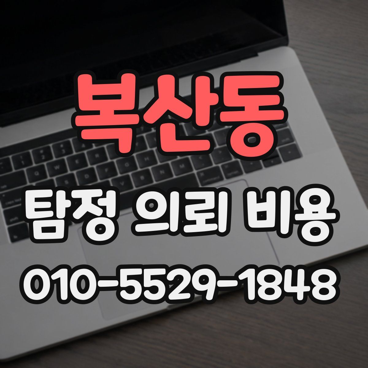 복산동 탐정 의뢰 비용
