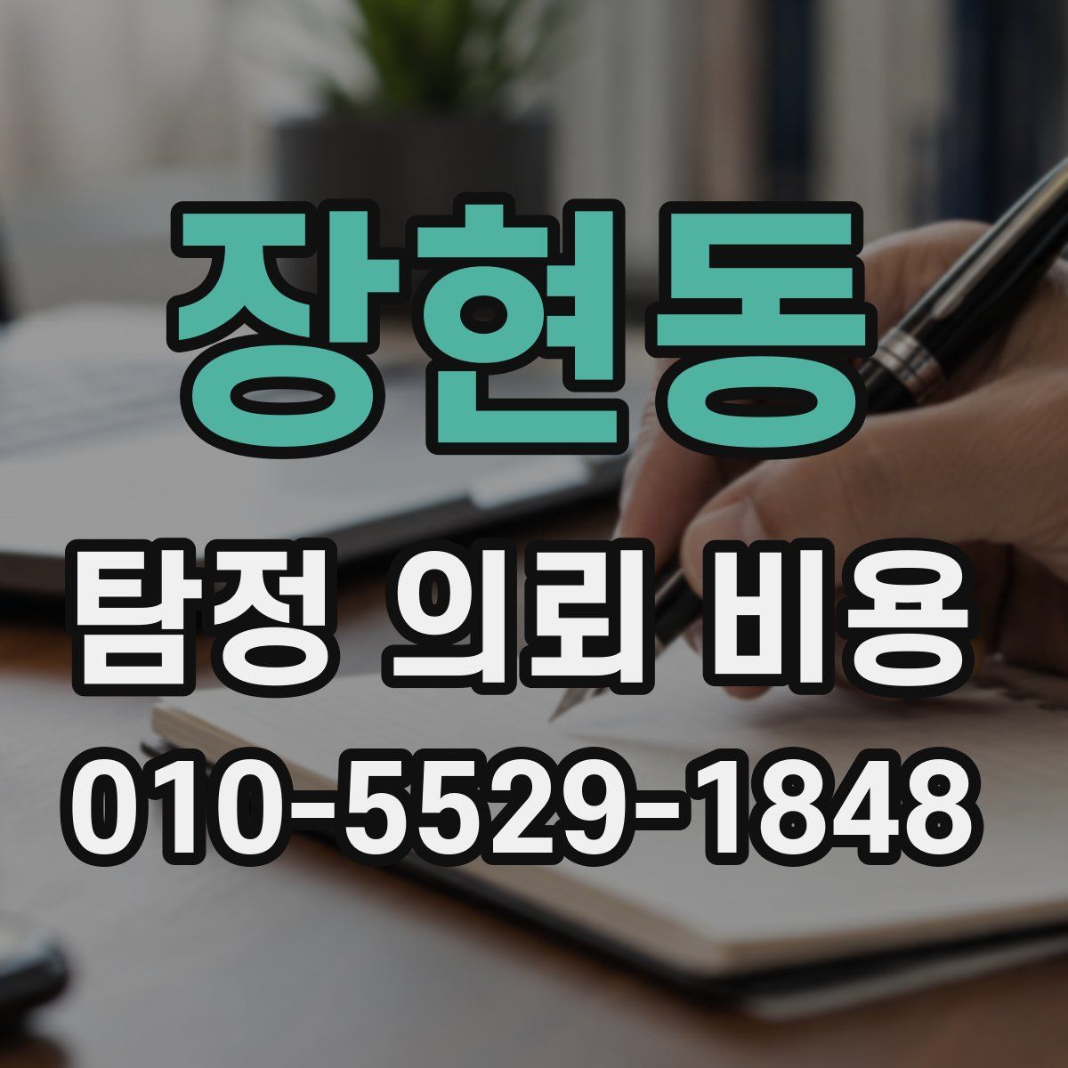 장현동 탐정 의뢰 비용