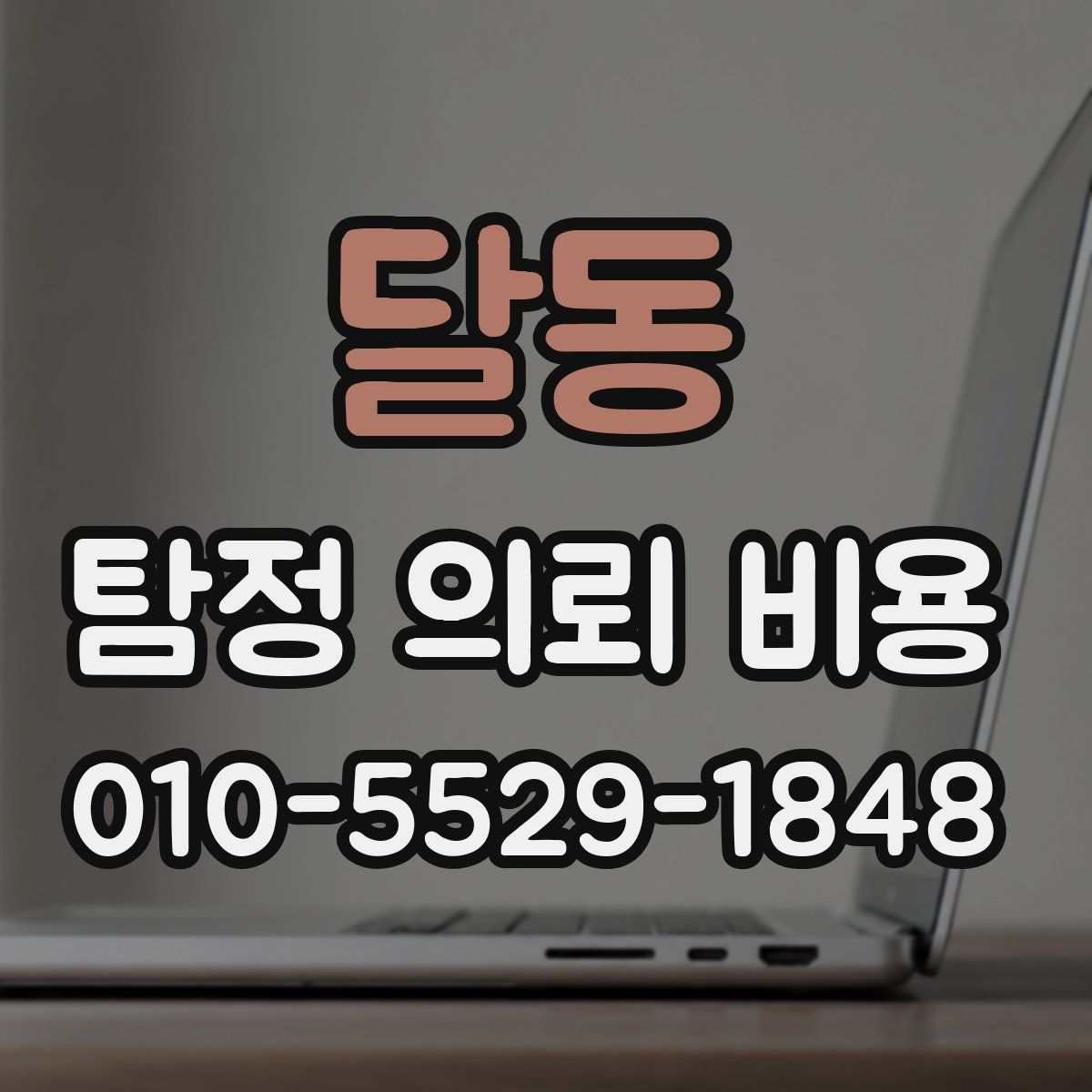 달동 탐정 의뢰 비용