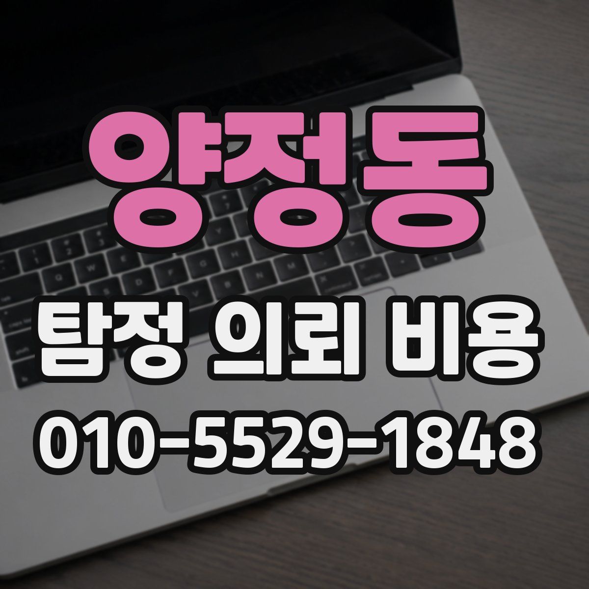 양정동 탐정 의뢰 비용