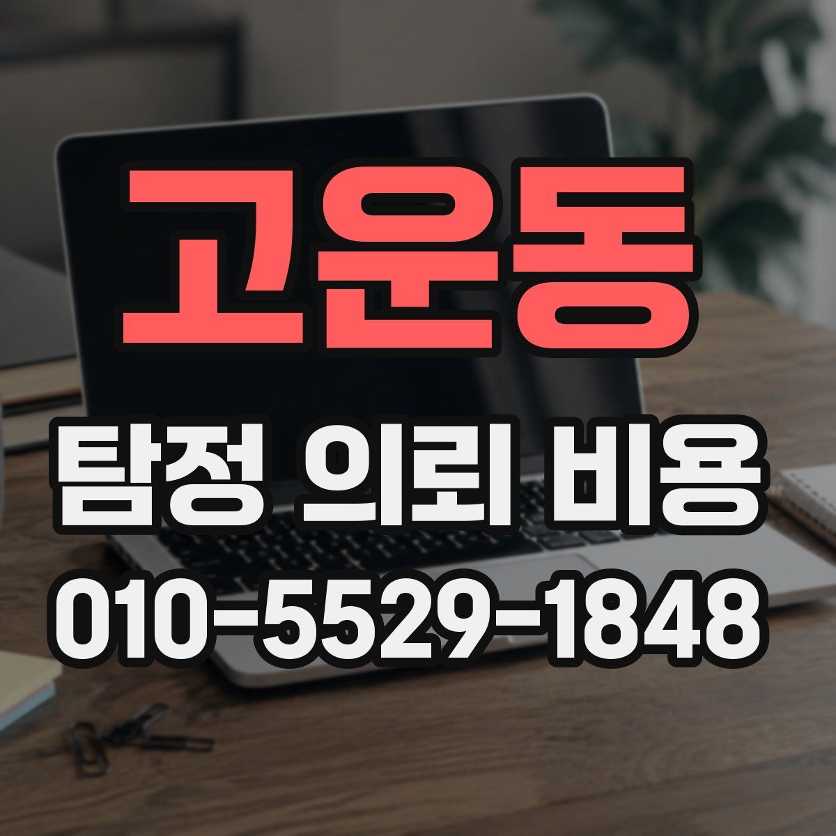 고운동 탐정 의뢰 비용