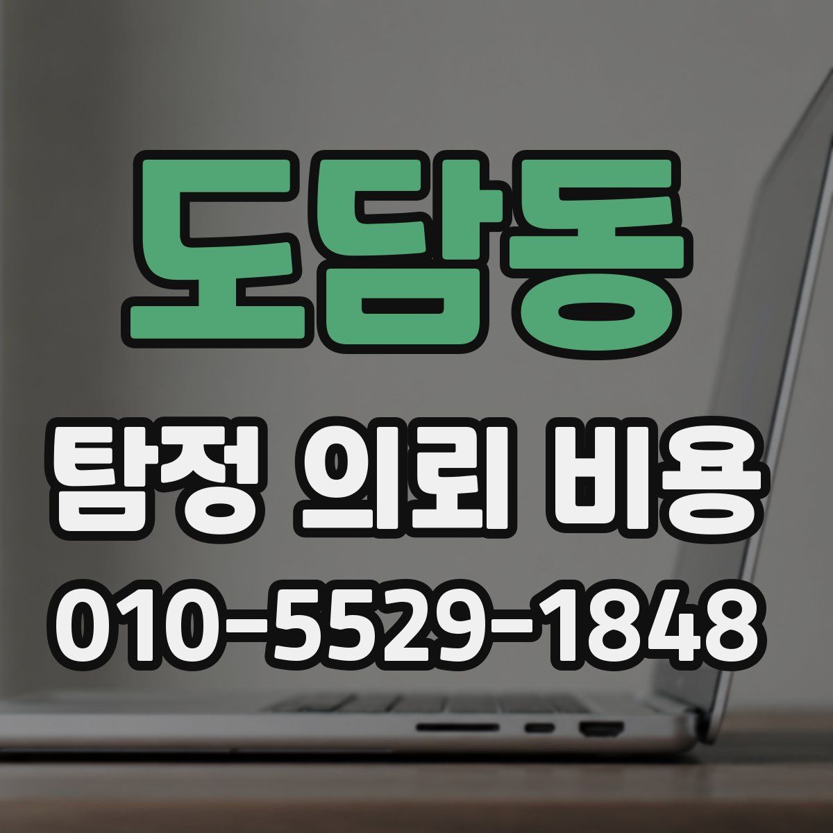도담동 탐정 의뢰 비용