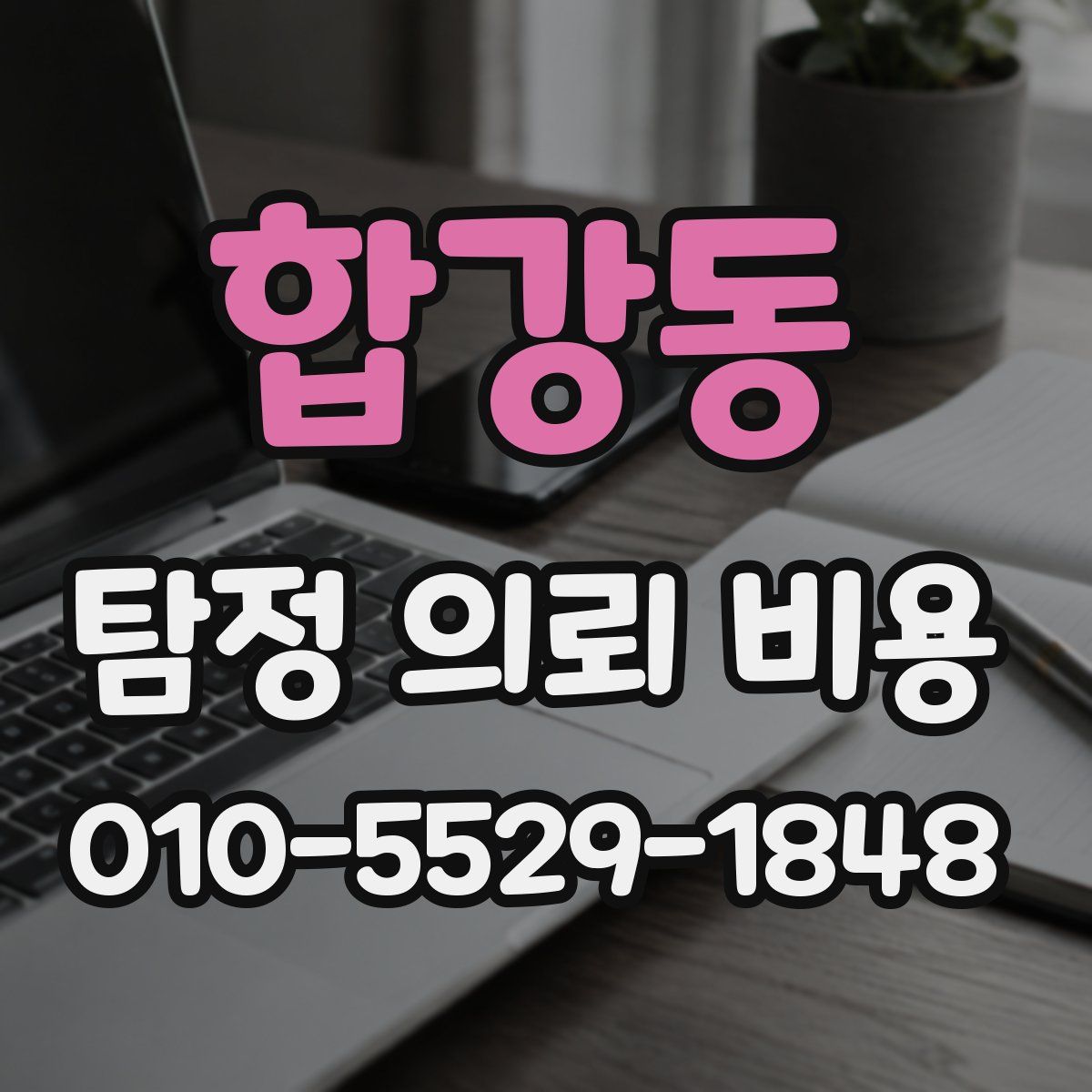 합강동 탐정 의뢰 비용
