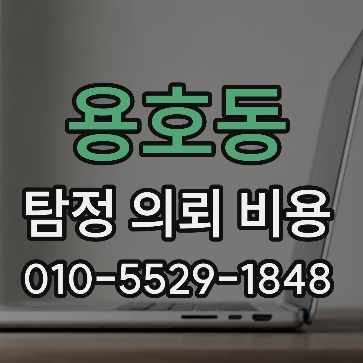 용호동 탐정 의뢰 비용