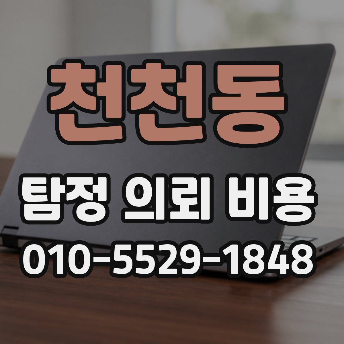 천천동 탐정 의뢰 비용