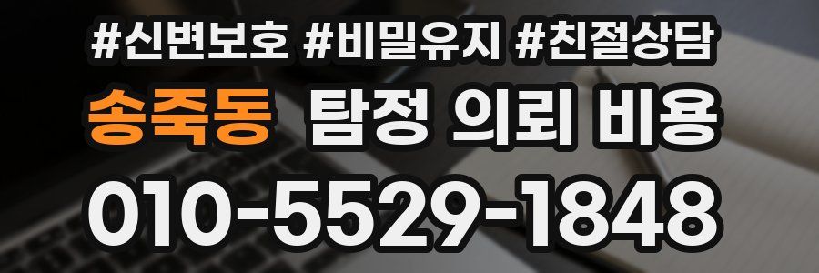 송죽동 탐정 의뢰 비용