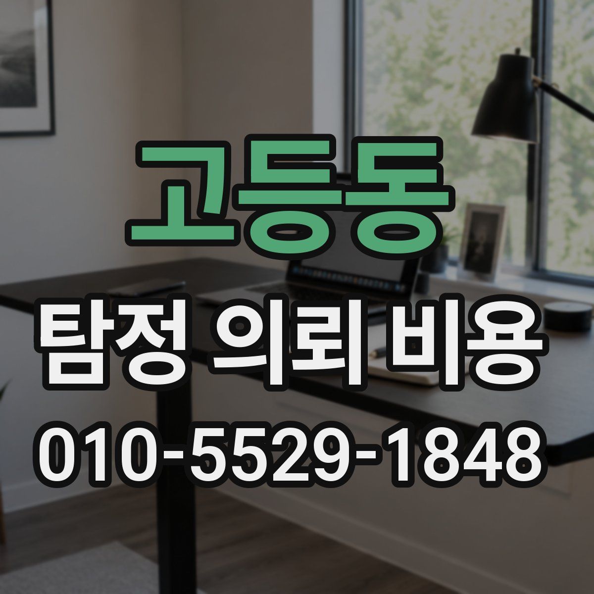 고등동 탐정 의뢰 비용