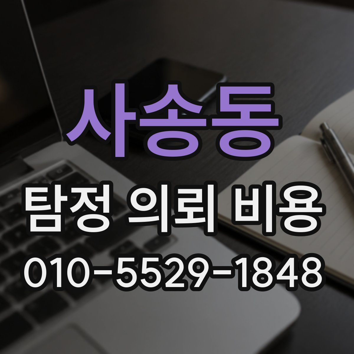 사송동 탐정 의뢰 비용