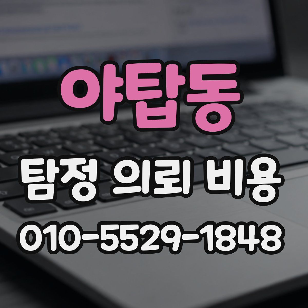 야탑동 탐정 의뢰 비용