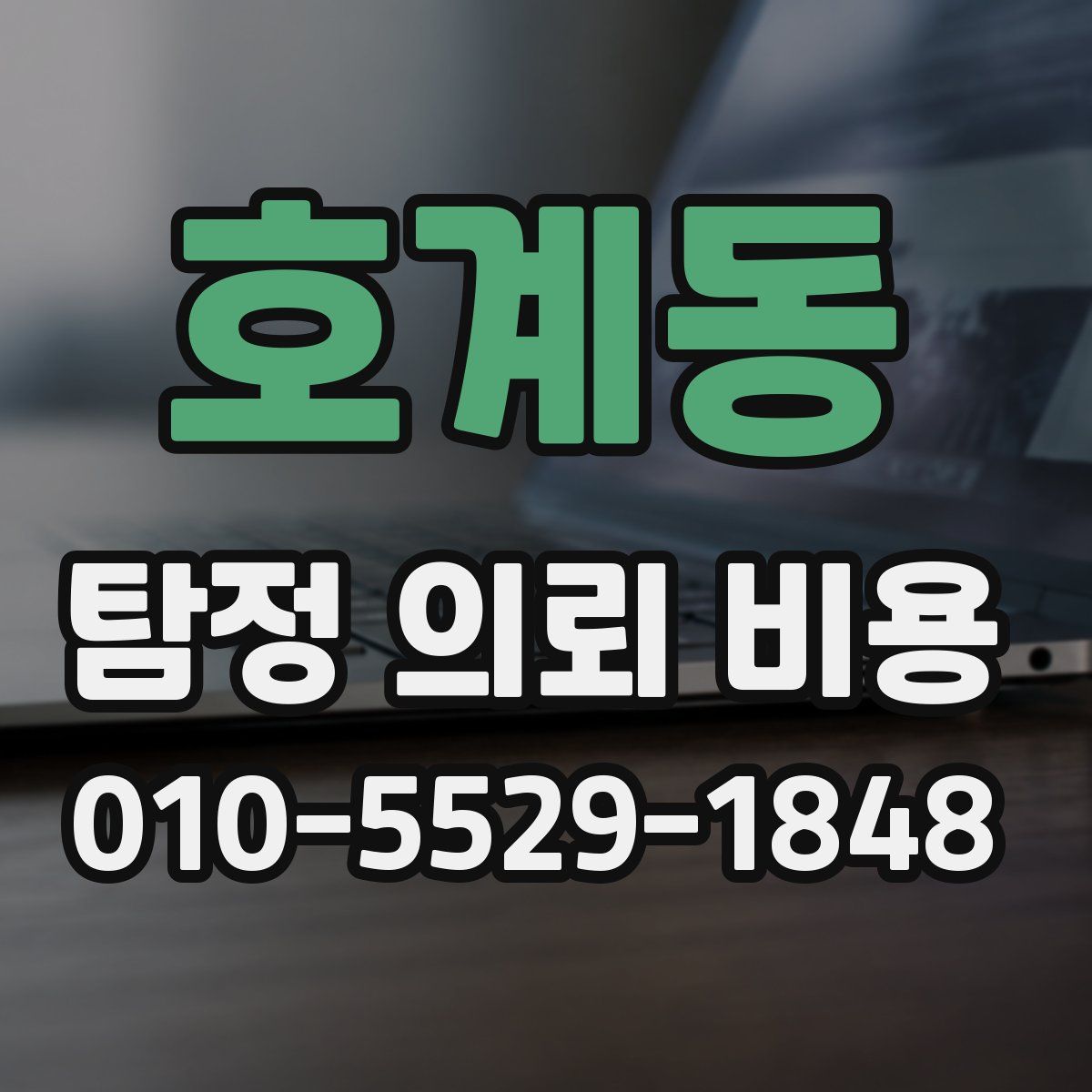 호계동 탐정 의뢰 비용