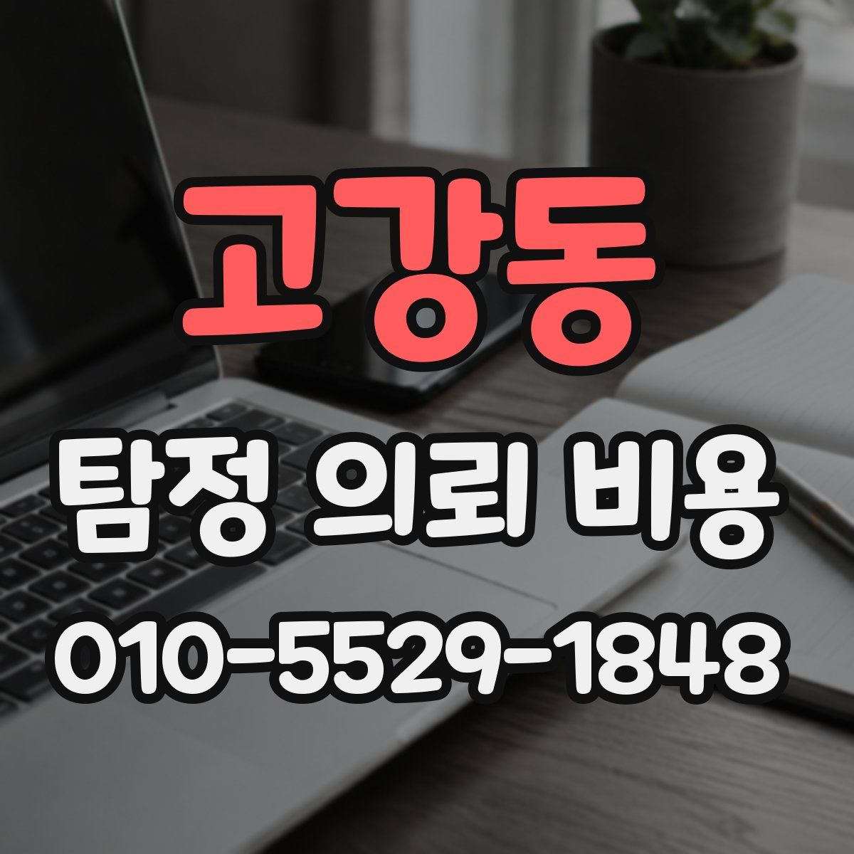 고강동 탐정 의뢰 비용