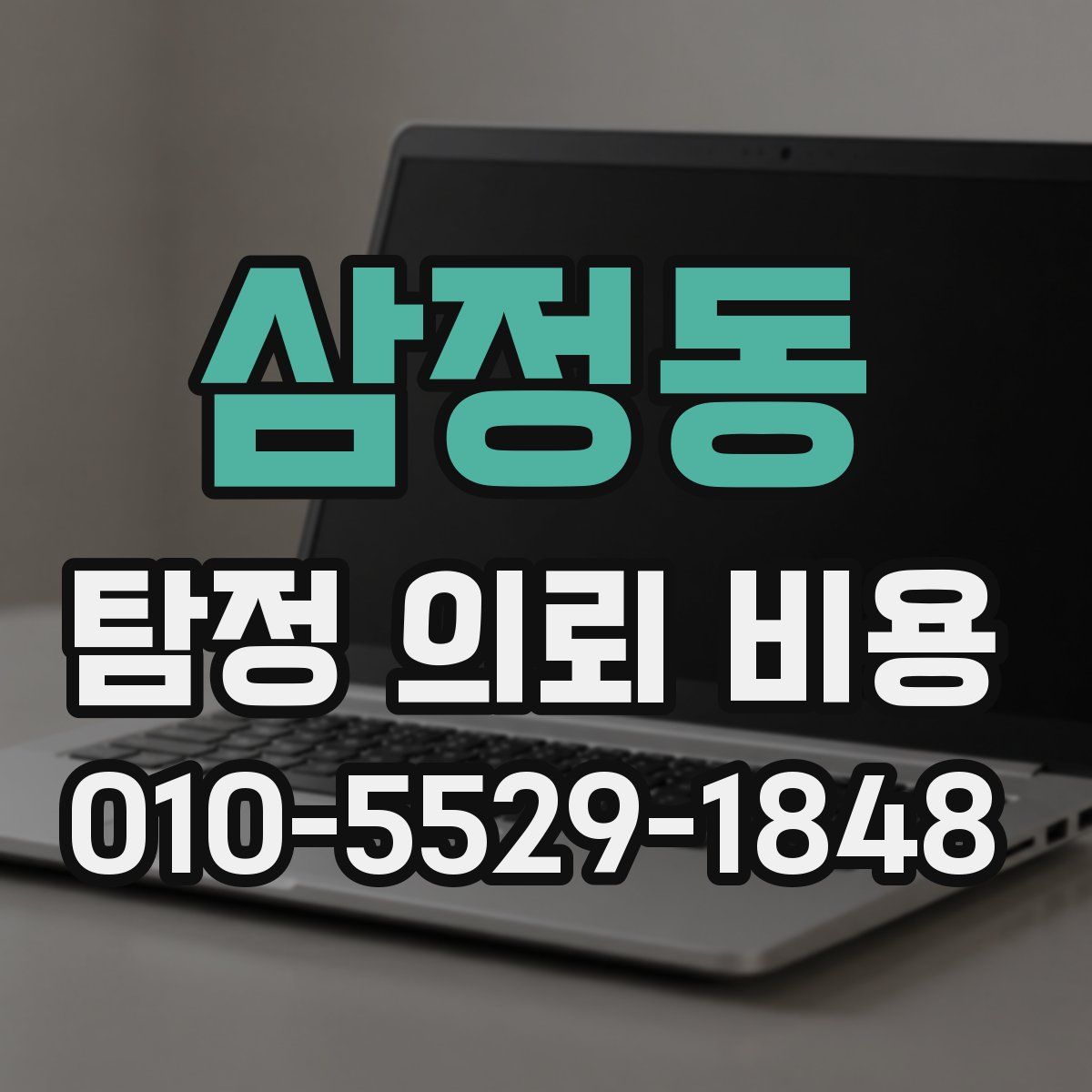 삼정동 탐정 의뢰 비용