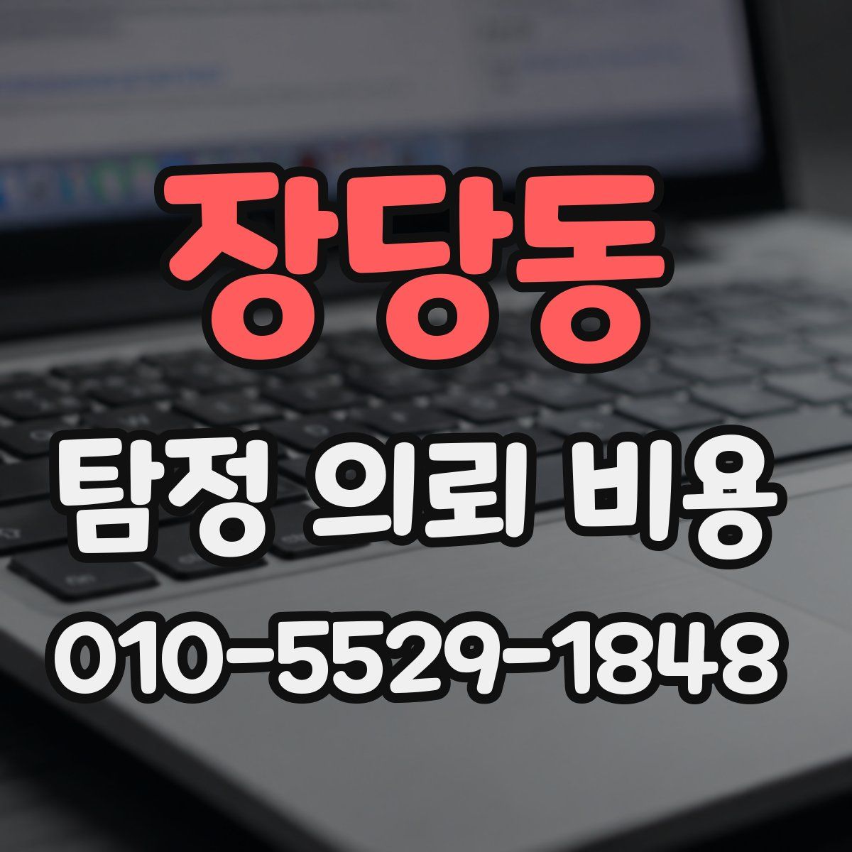 장당동 탐정 의뢰 비용