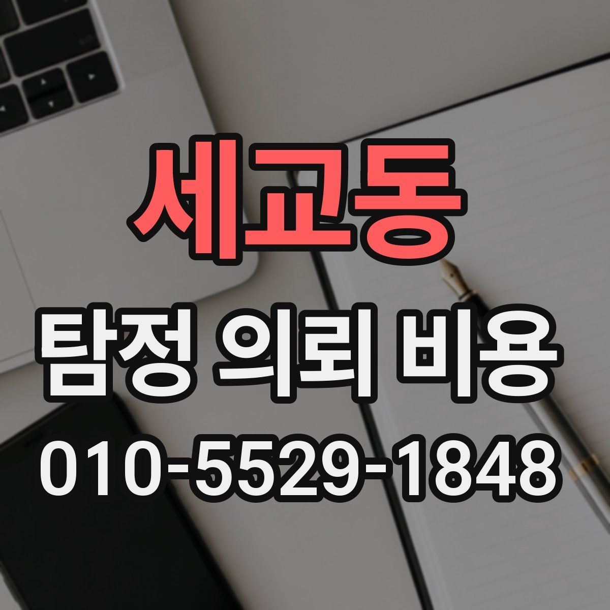 세교동 탐정 의뢰 비용