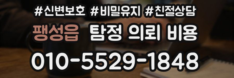 팽성읍 탐정 의뢰 비용