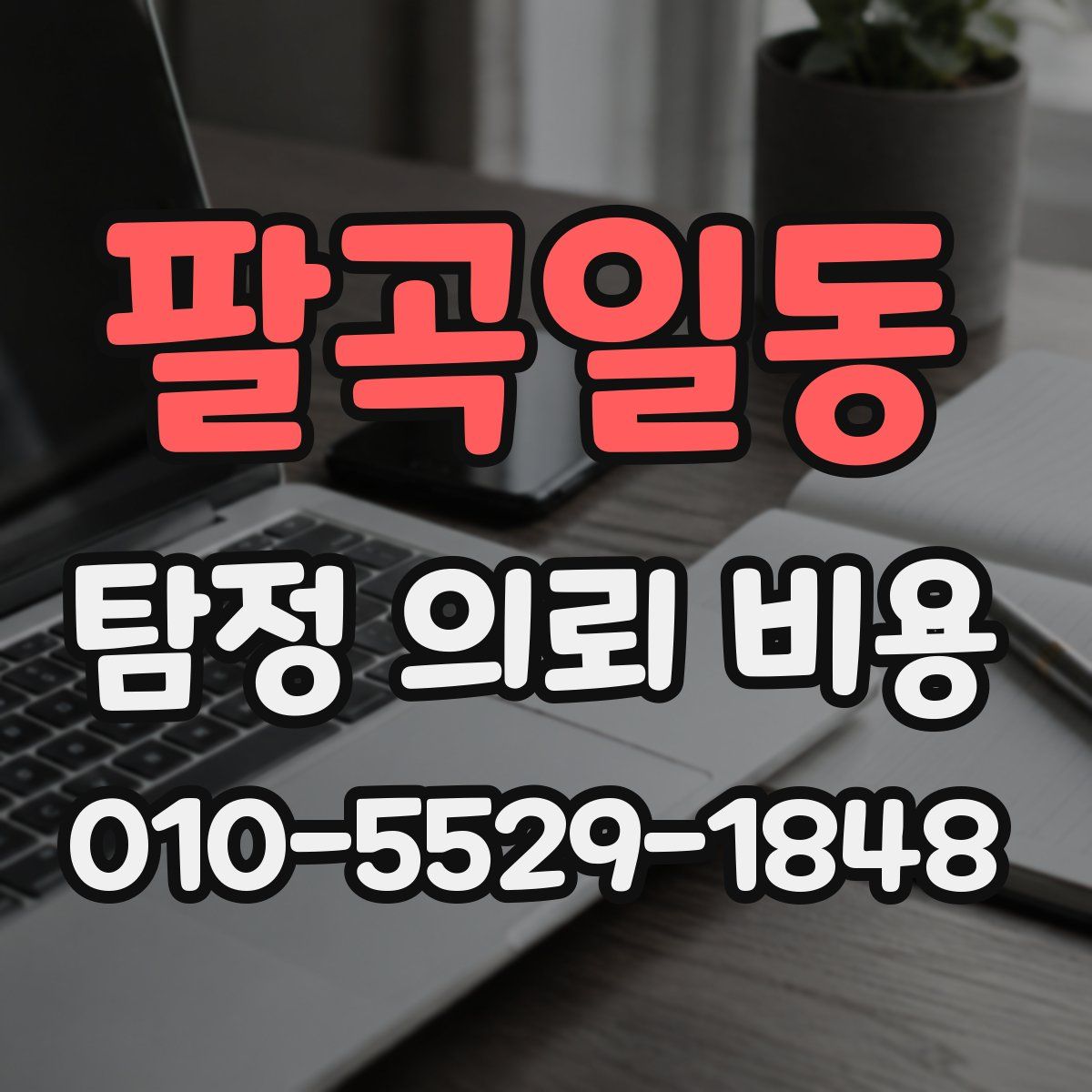 팔곡일동 탐정 의뢰 비용