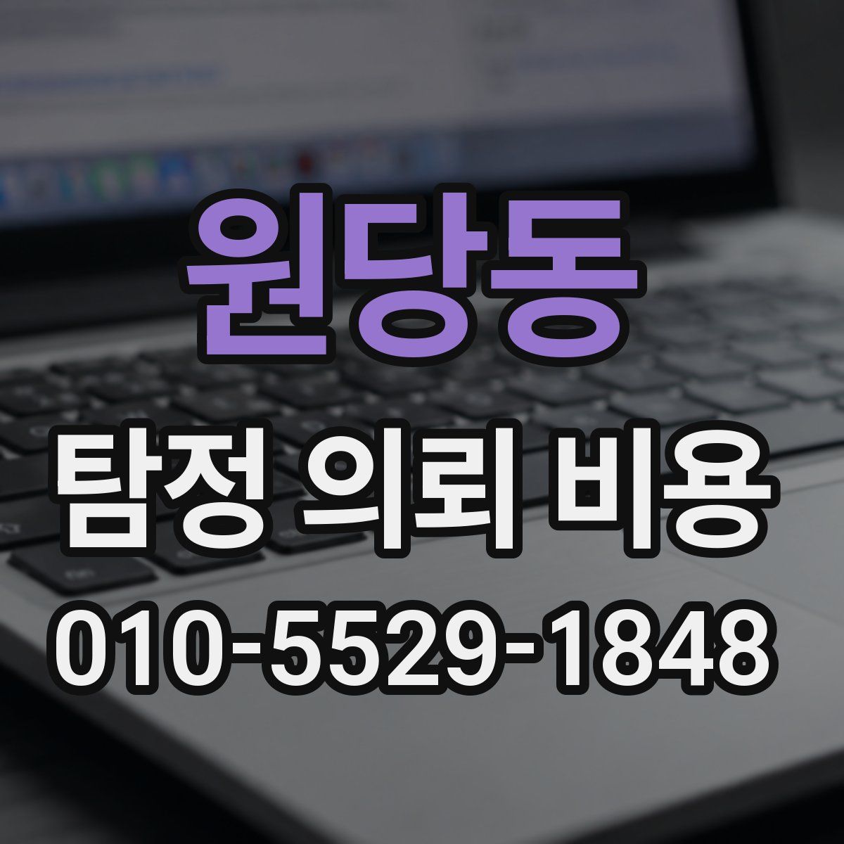 원당동 탐정 의뢰 비용