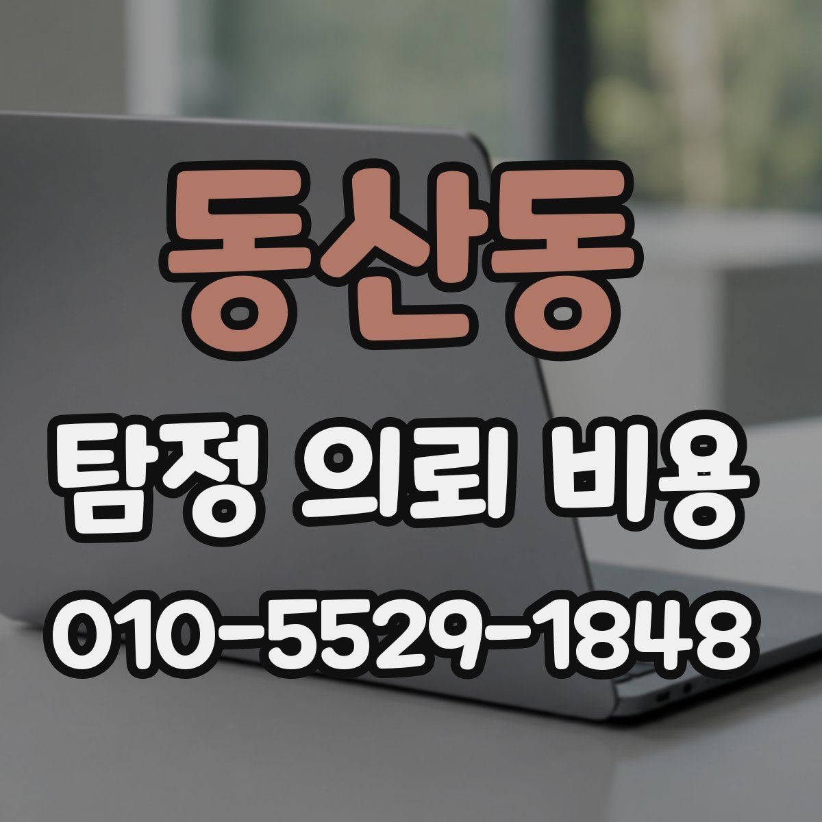 동산동 탐정 의뢰 비용