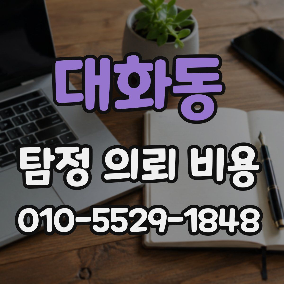 대화동 탐정 의뢰 비용