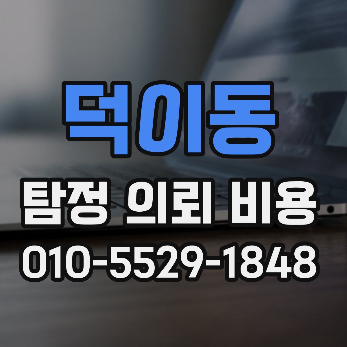 덕이동 탐정 의뢰 비용
