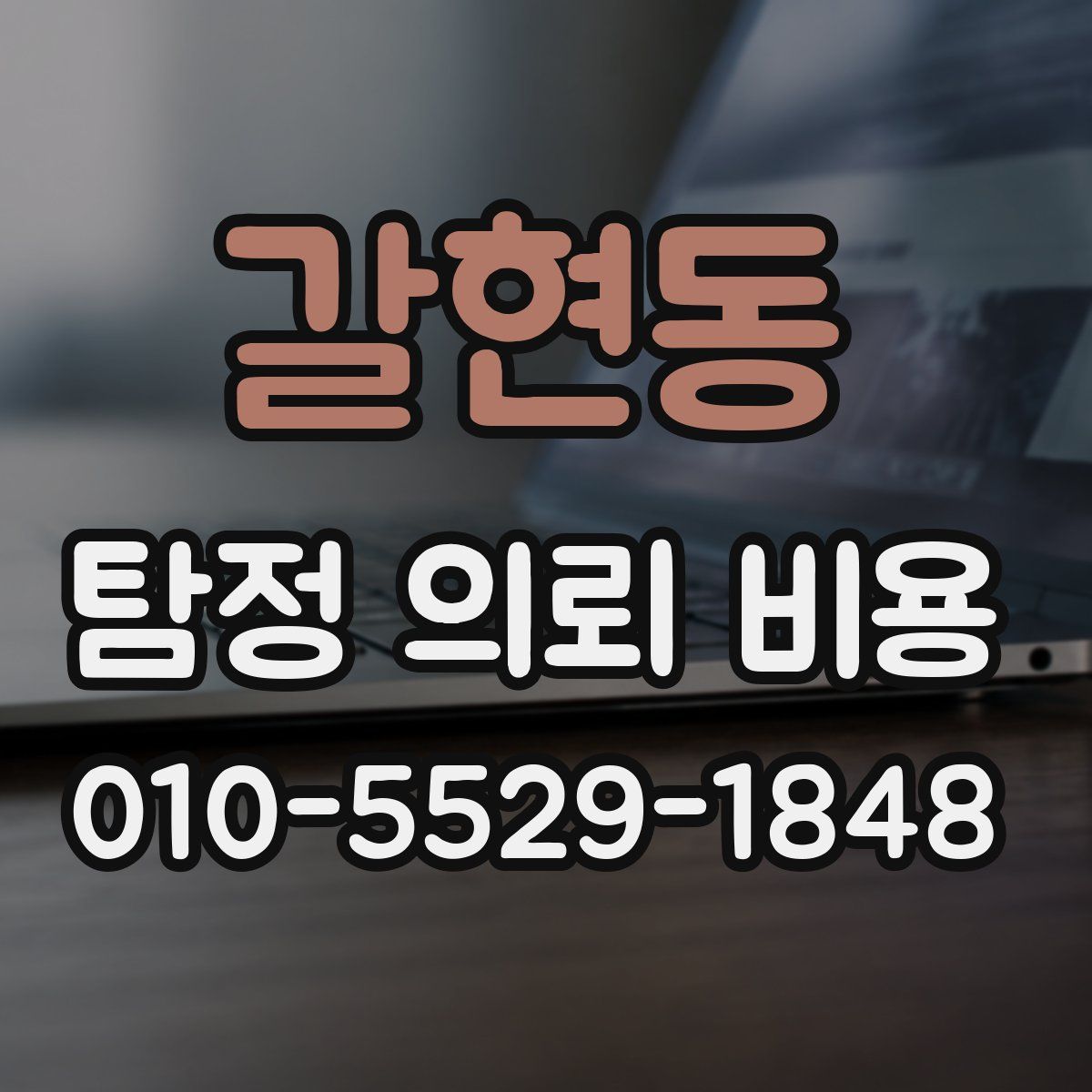 갈현동 탐정 의뢰 비용