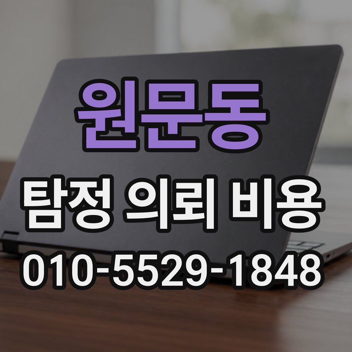 원문동 탐정 의뢰 비용