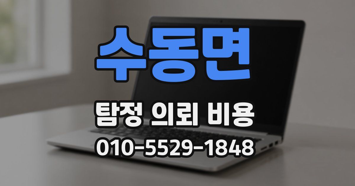 수동면 탐정 의뢰 비용