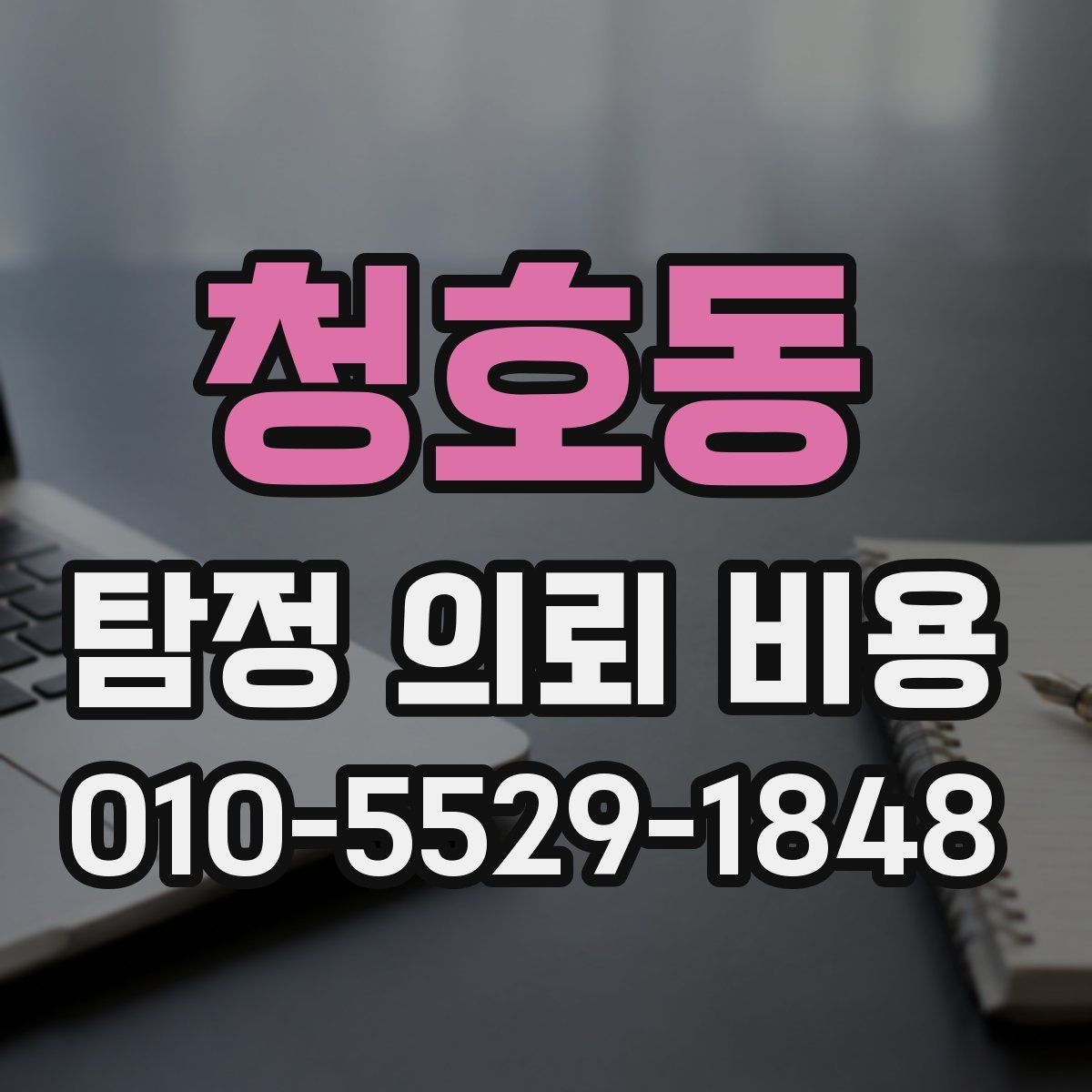 청호동 탐정 의뢰 비용