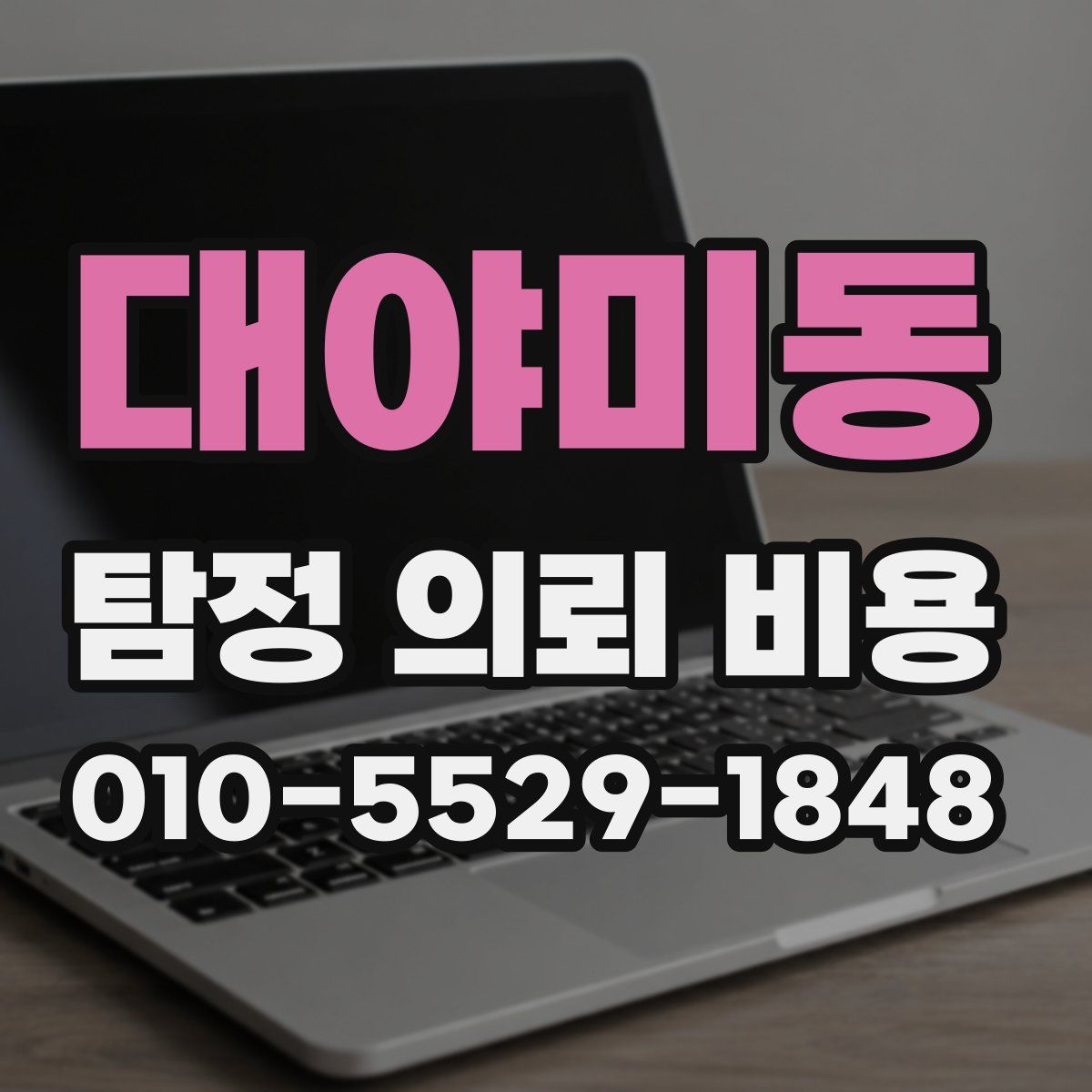대야미동 탐정 의뢰 비용