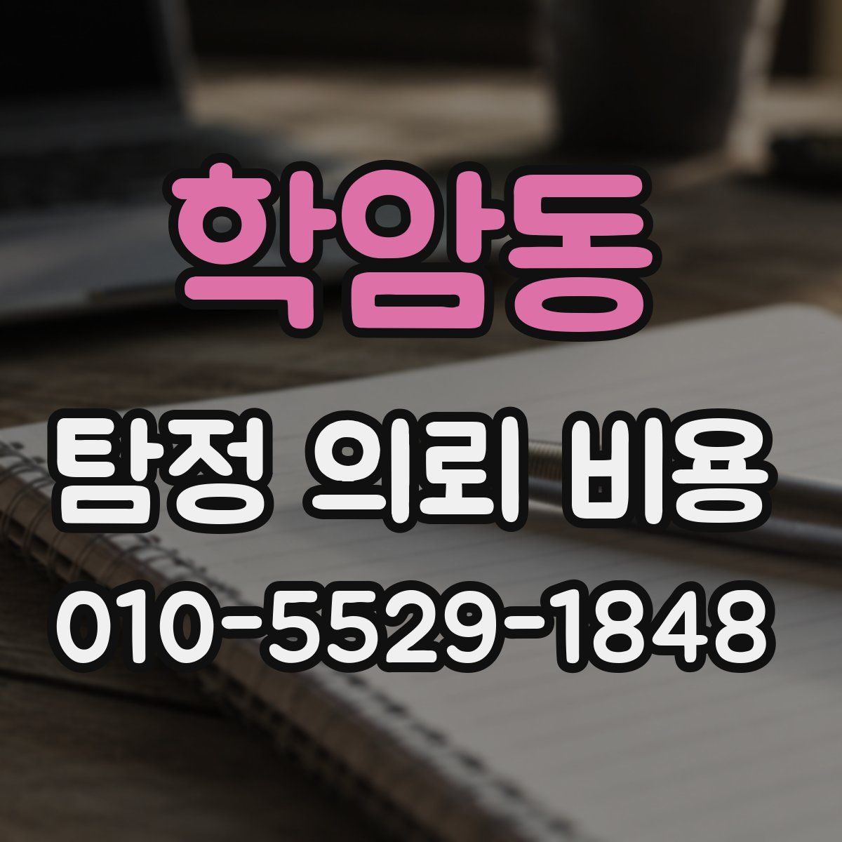 학암동 탐정 의뢰 비용