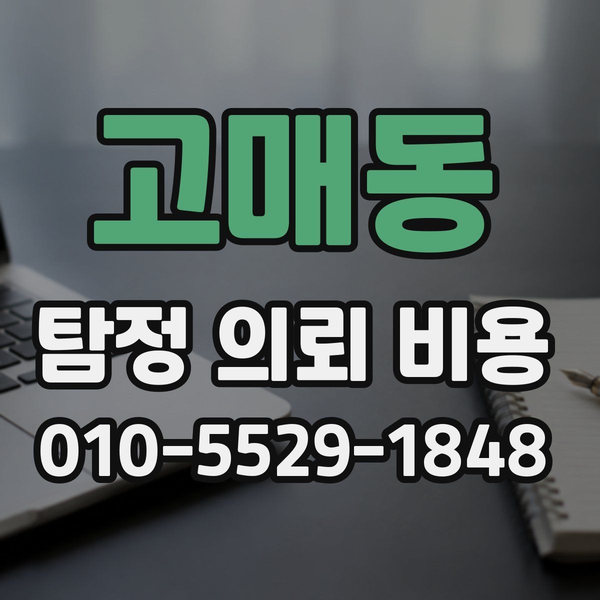 고매동 탐정 의뢰 비용