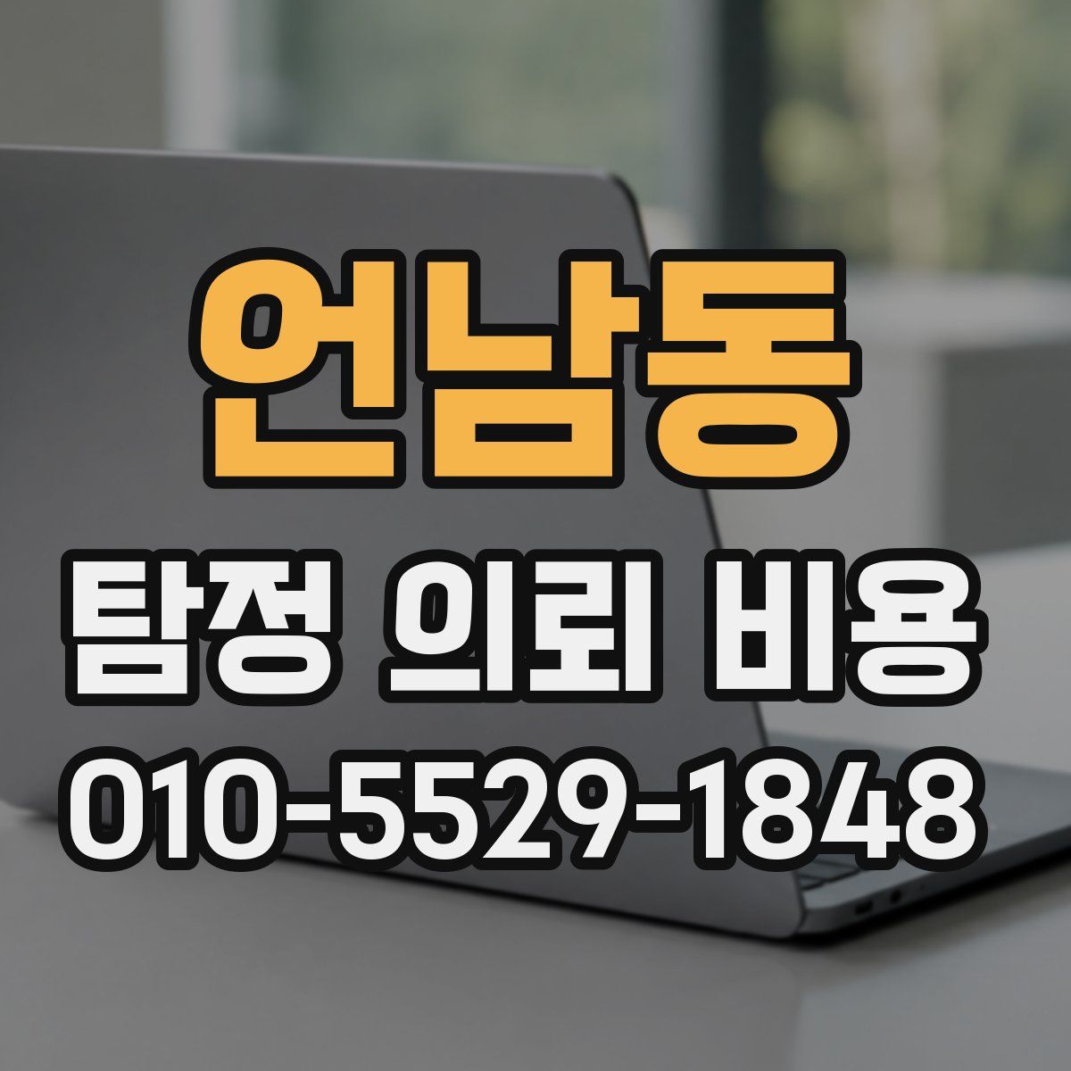 언남동 탐정 의뢰 비용