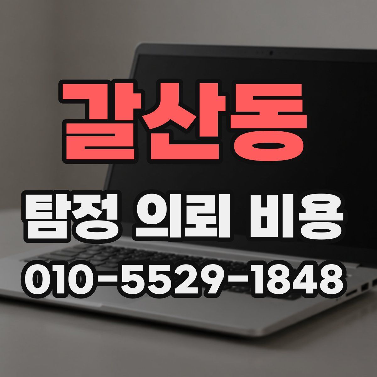갈산동 탐정 의뢰 비용