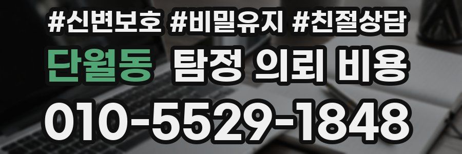 단월동 탐정 의뢰 비용