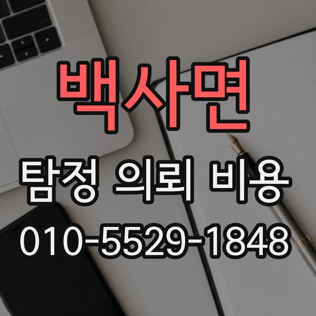 백사면 탐정 의뢰 비용