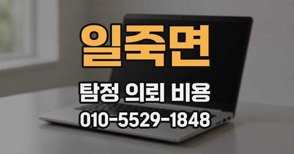 일죽면 탐정 의뢰 비용