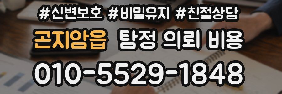 곤지암읍 탐정 의뢰 비용