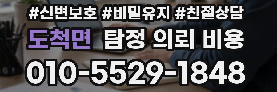 도척면 탐정 의뢰 비용