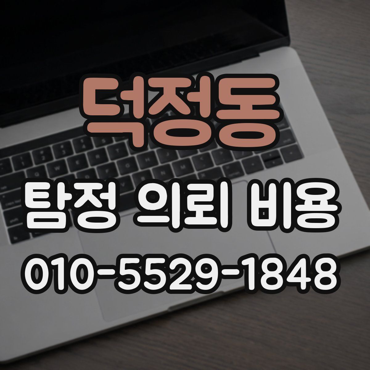 덕정동 탐정 의뢰 비용