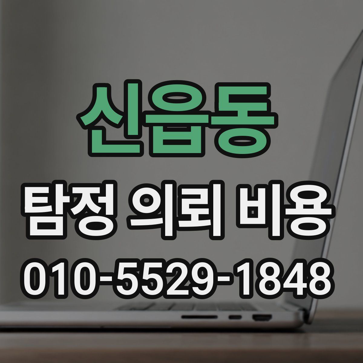 신읍동 탐정 의뢰 비용