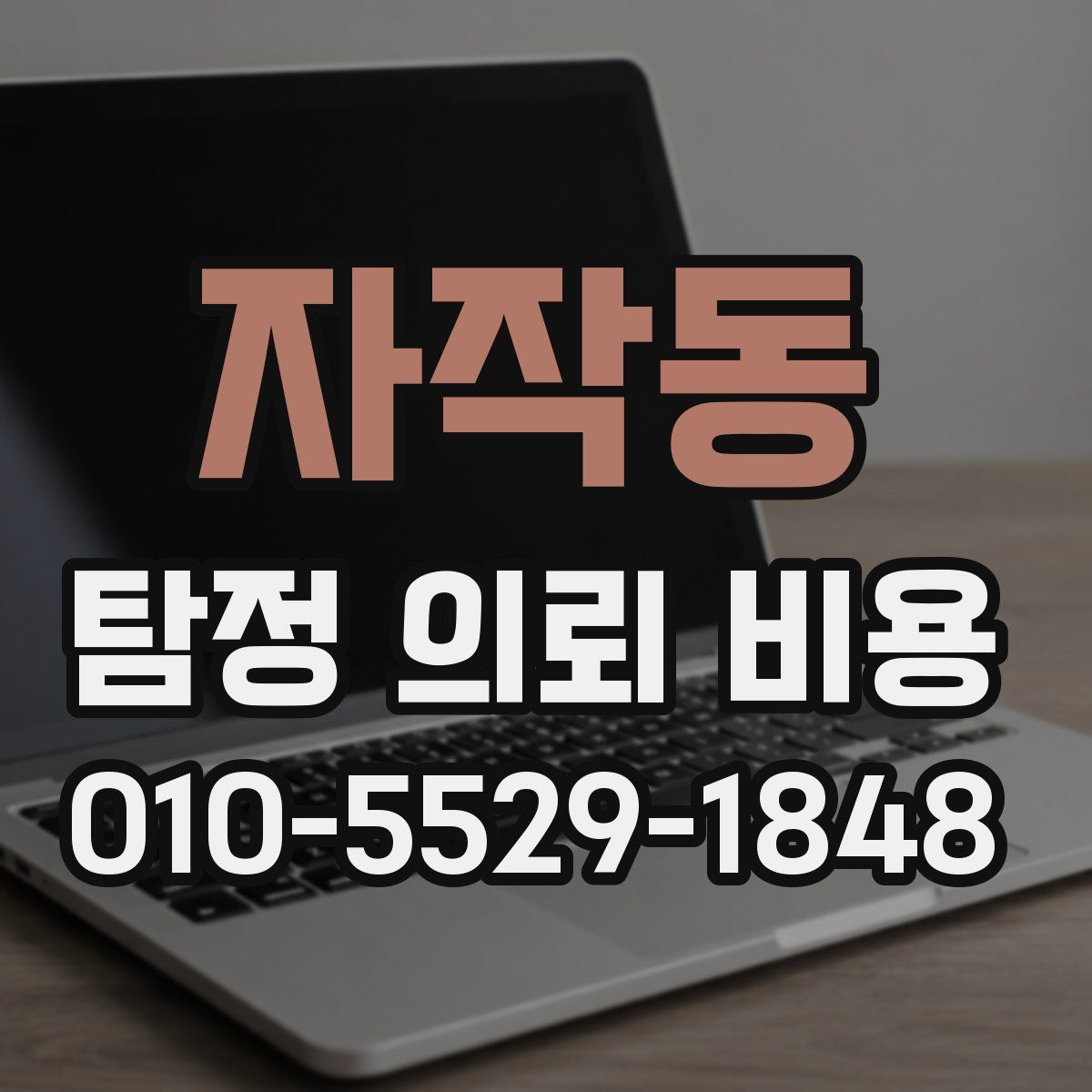 자작동 탐정 의뢰 비용