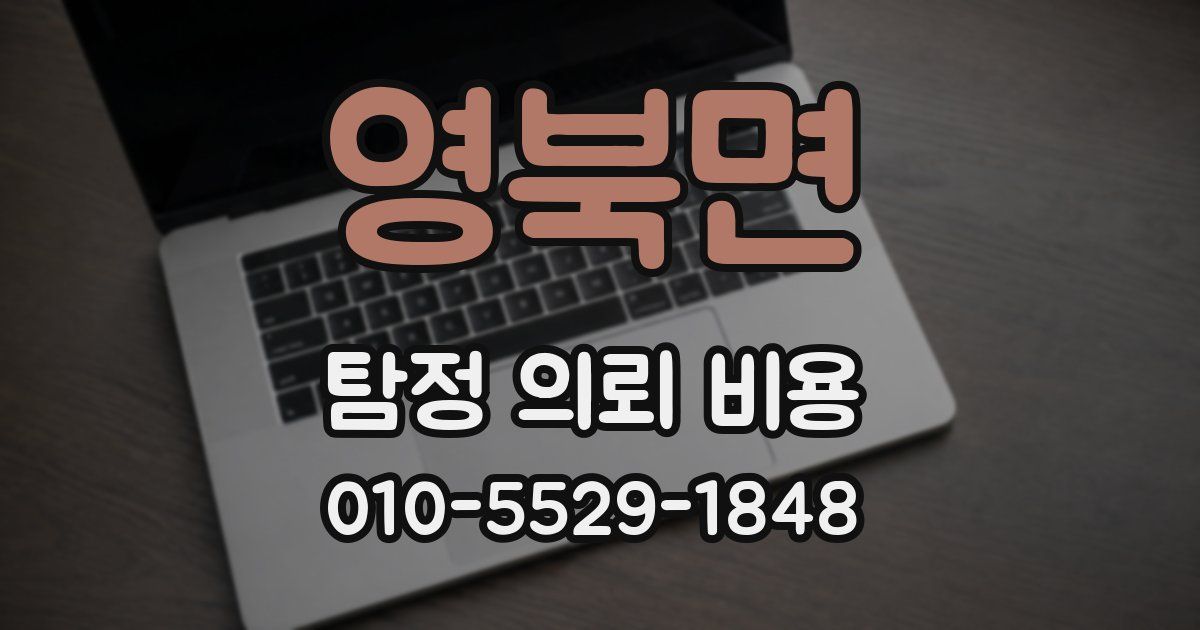 영북면 탐정 의뢰 비용